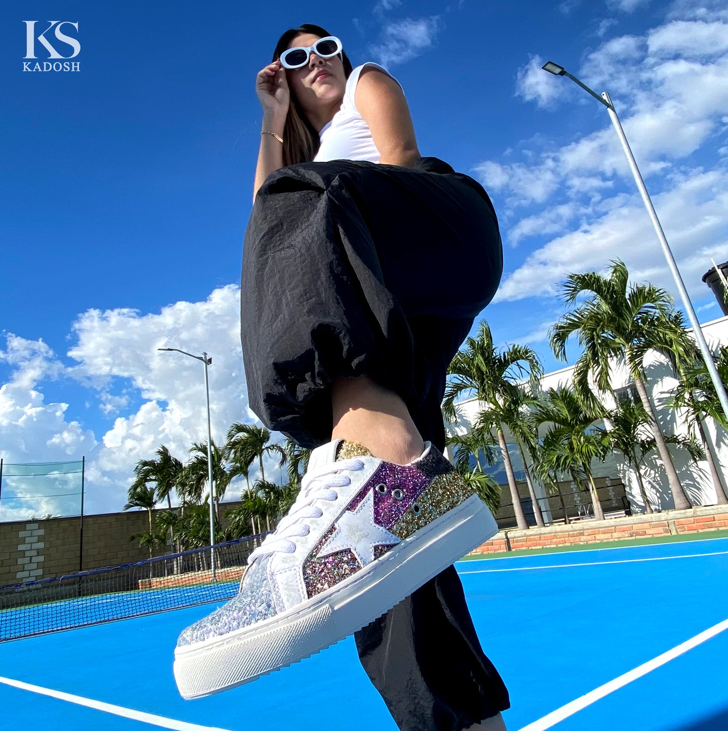 Últimas tallas-TENIS MUJER STAR MULTI CUERO