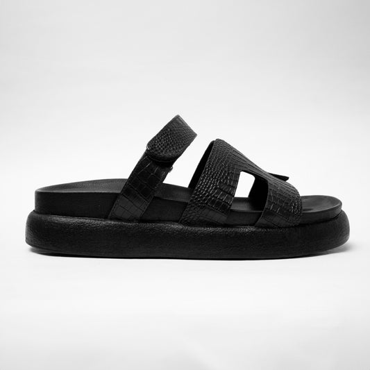 LIANA NEGRA GRABADO 100% CUERO