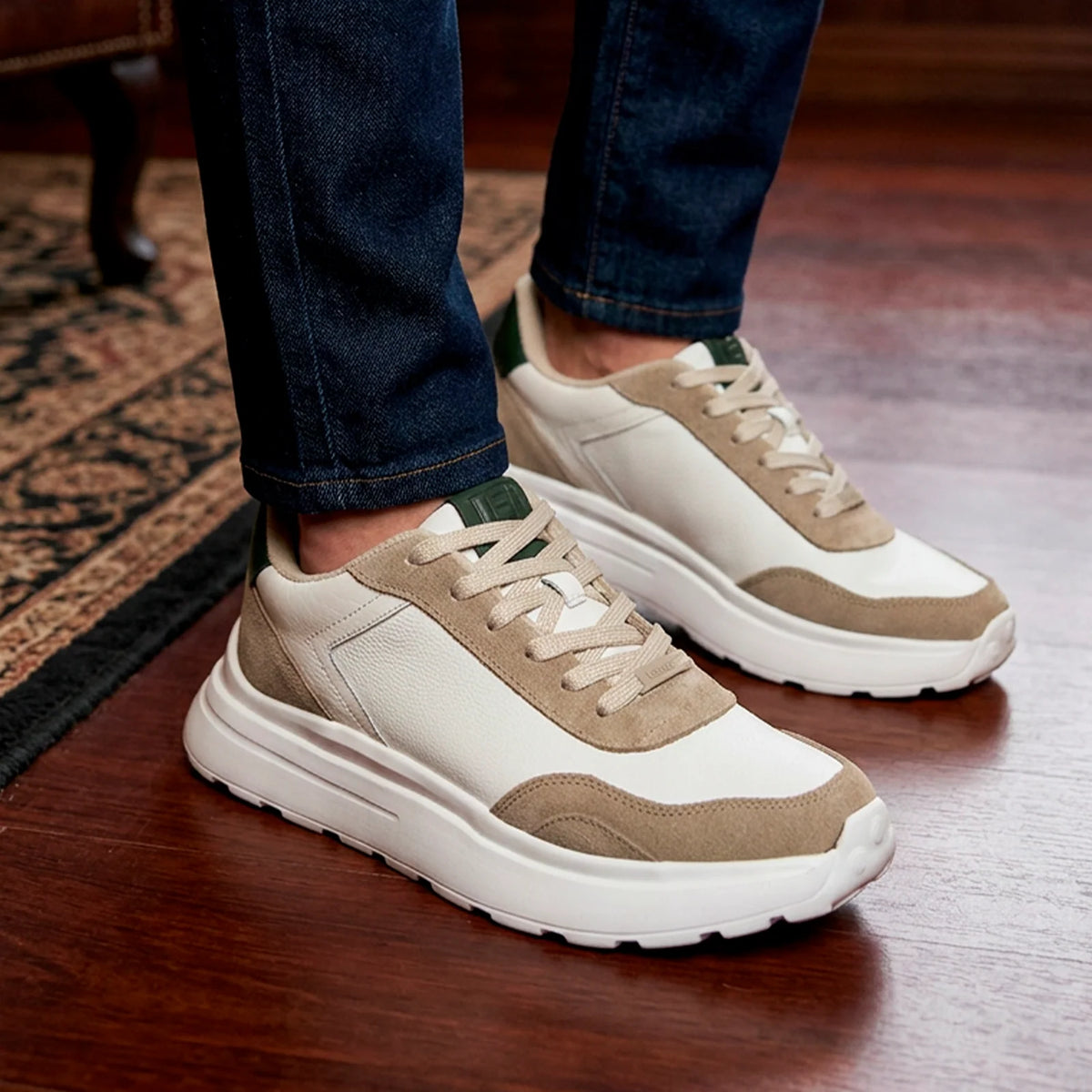 TENIS HOMBRE BILBAO BEIGE