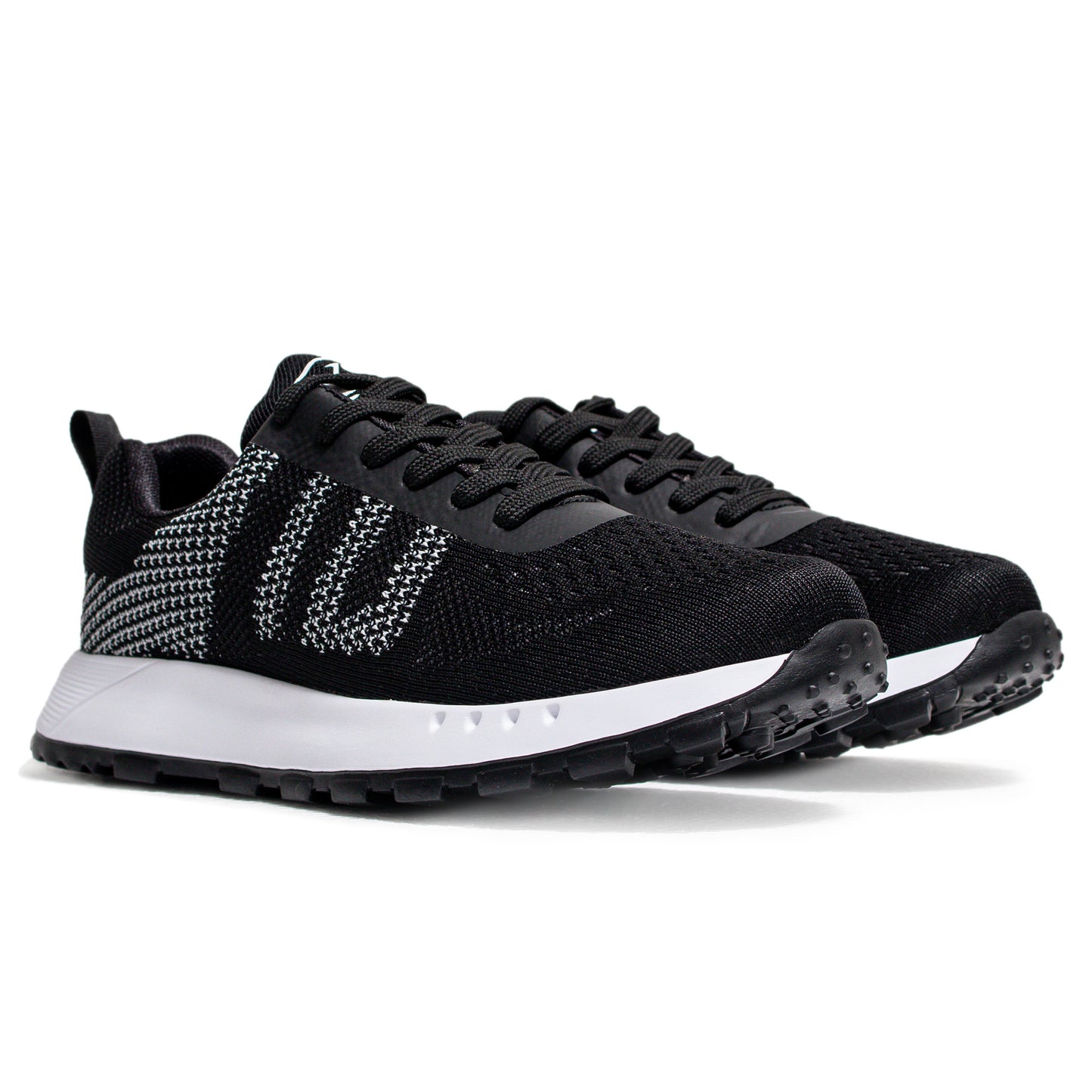 Últimas tallas - TENIS HOMBRE SUECIA NEGRO X BLANCO