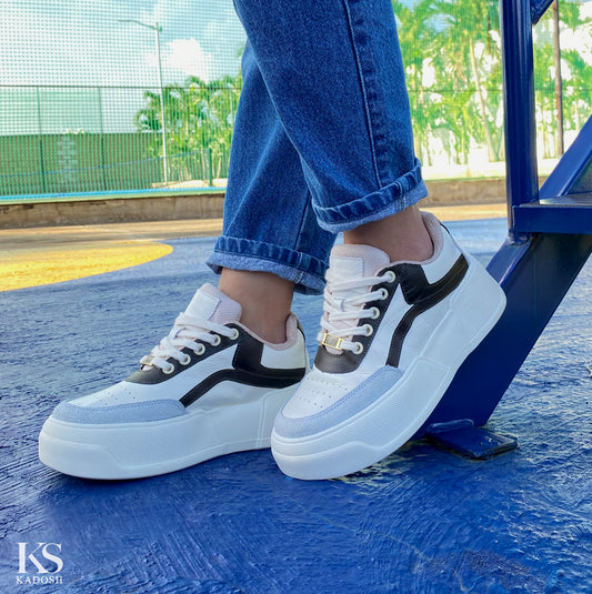 TENIS MUJER CUERO MADELYN HUESO