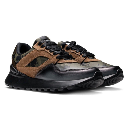 Últimas tallas- TENIS HOMBRE CUERO BOSTON CUERO MILITAR