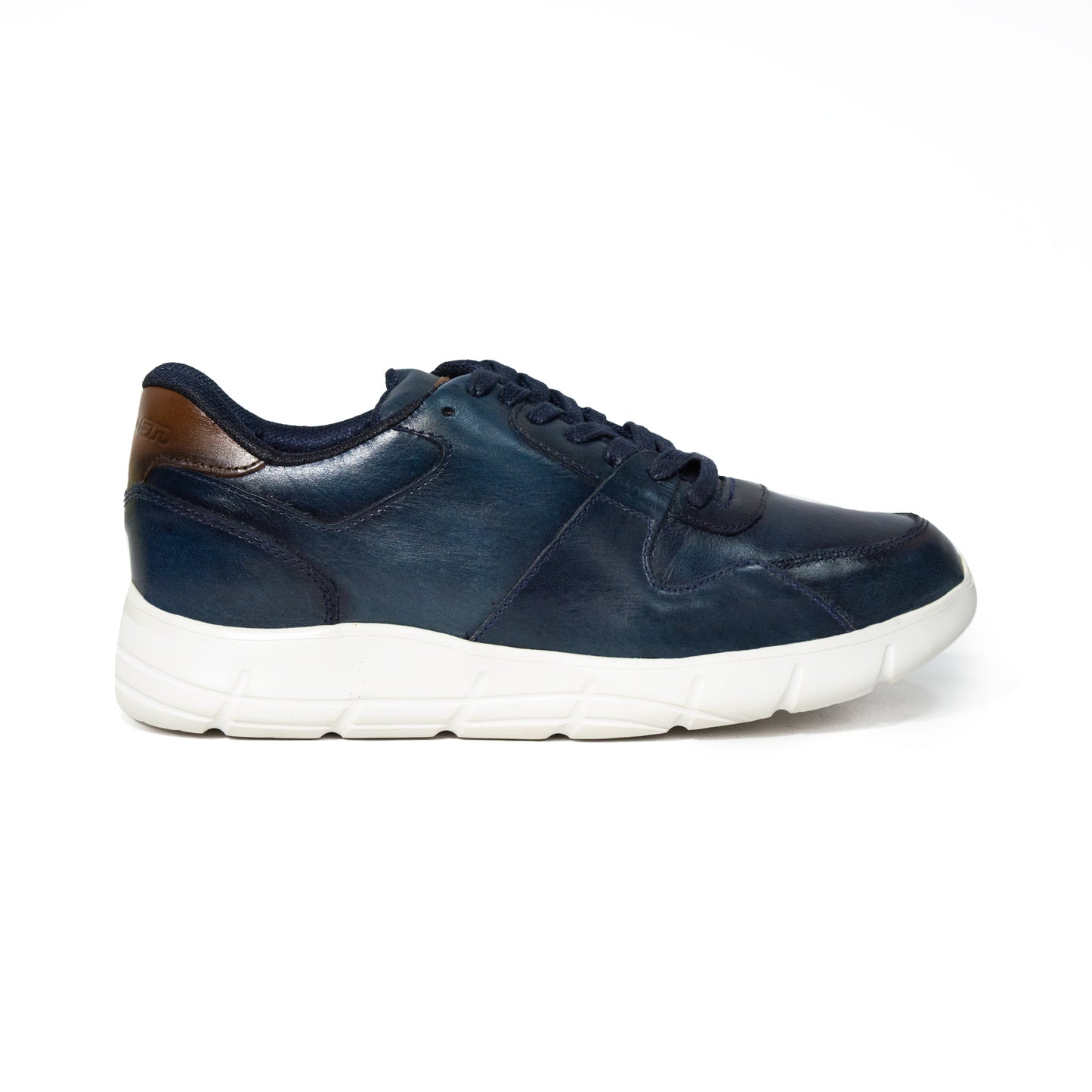 Últimas tallas - TENIS HOMBRE ATLAS AZUL/CAFÉ