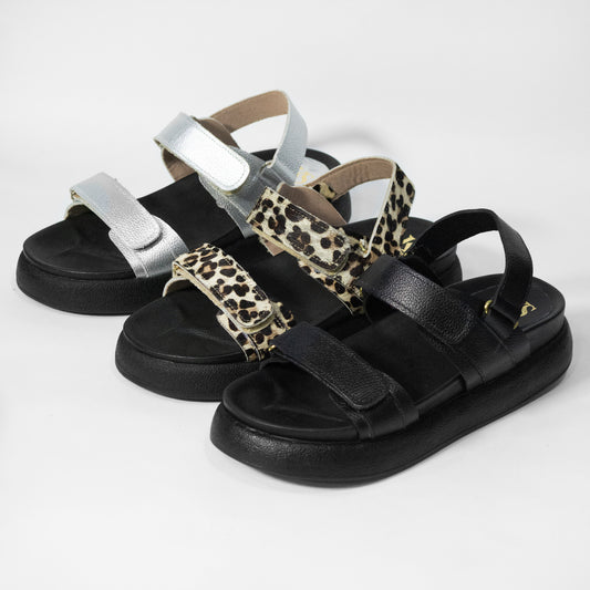 Últimas tallas - CAYETANA ANIMAL PRINT 100% CUERO