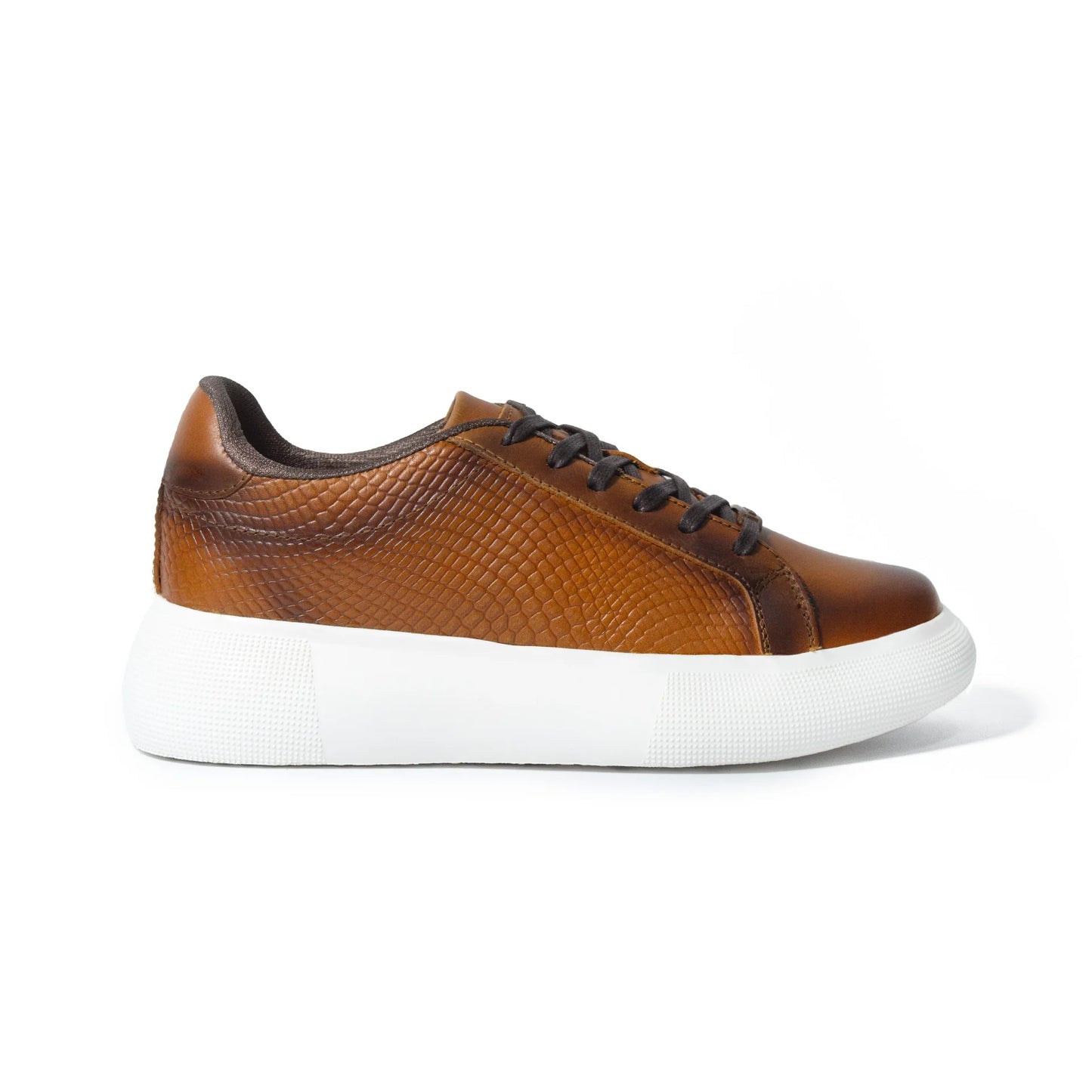 TENIS HOMBRE CUERO CABERNET MIEL