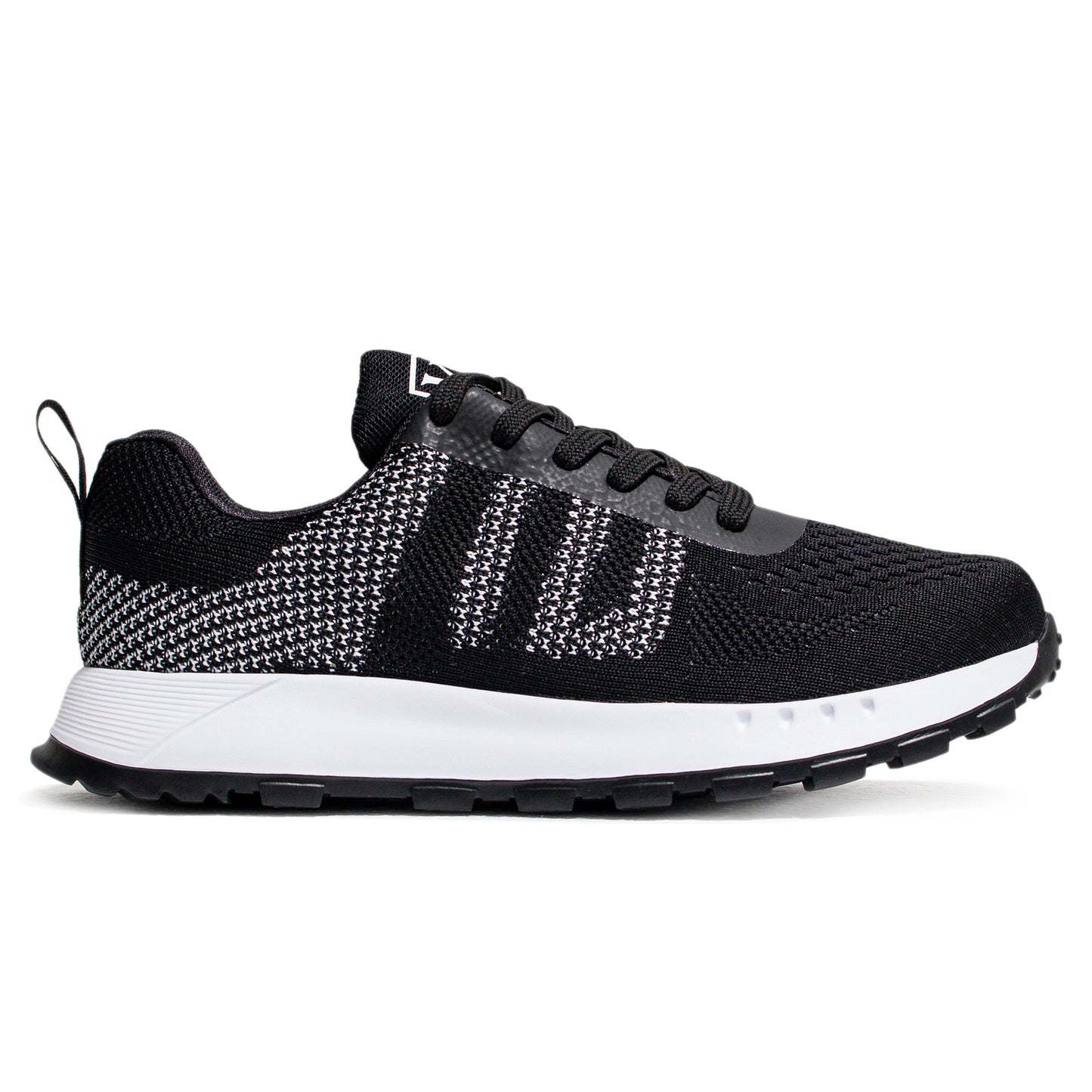 Últimas tallas - TENIS HOMBRE SUECIA NEGRO X BLANCO