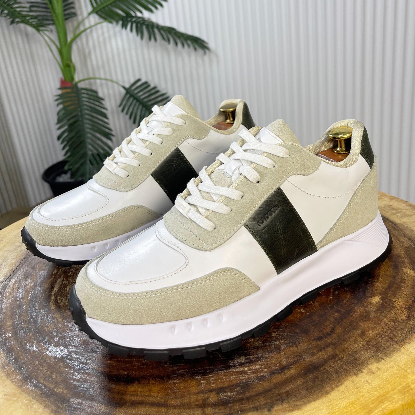Últimas tallas - TENIS HOMBRE CUERO CLEVELANT VERDE