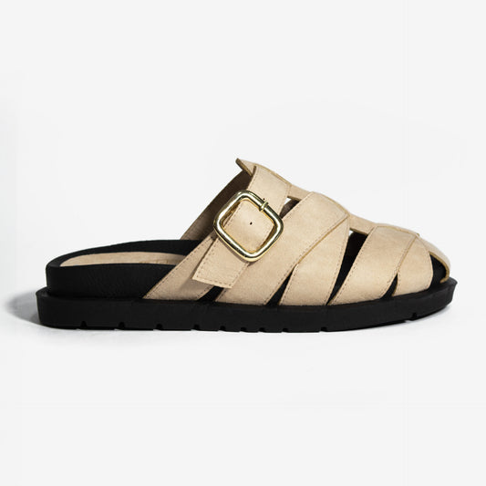 ZUECO ANASTACIA BEIGE- ENVÍO GRATIS