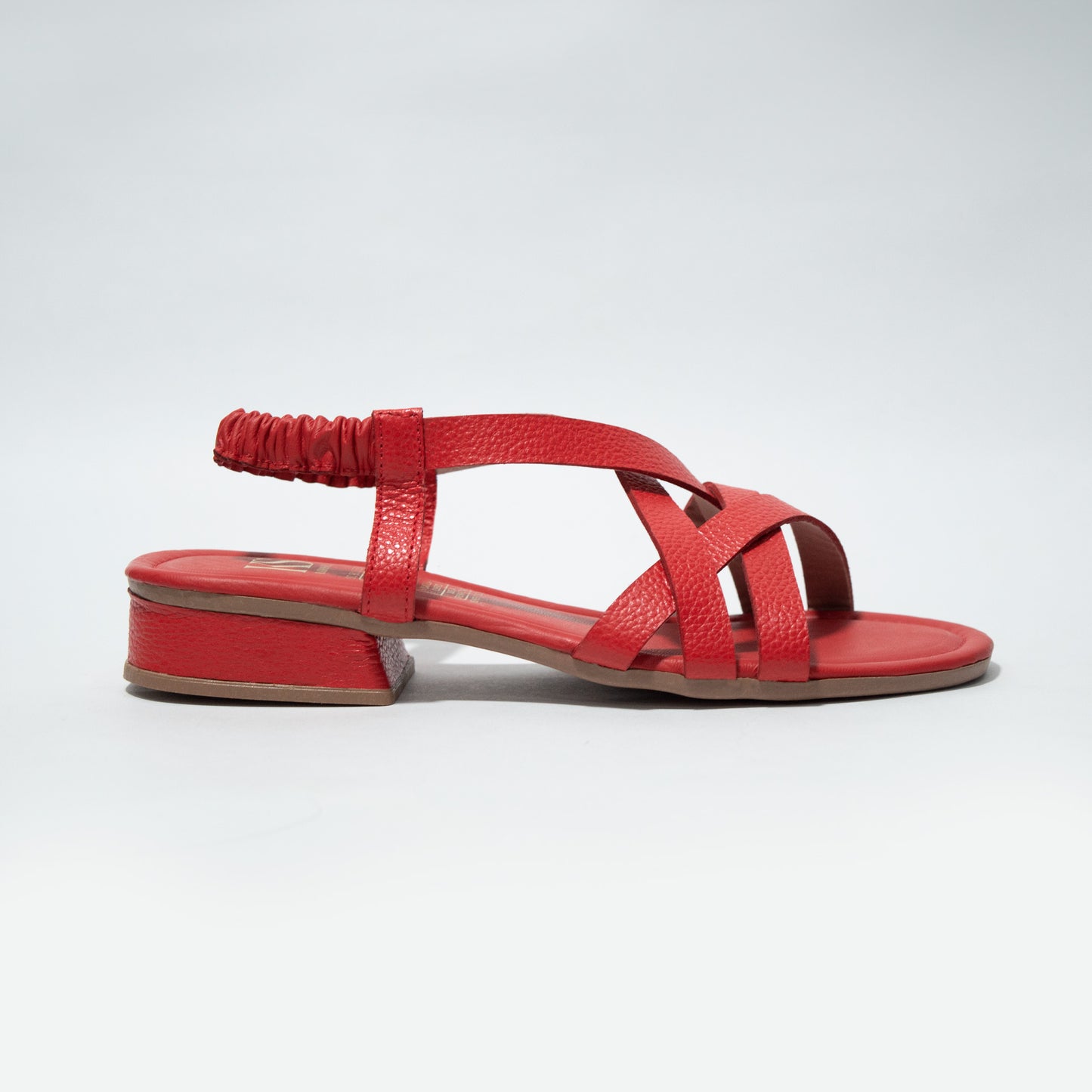 Últimas tallas - SANDALIA MAGNOLIA 100% CUERO ROJA