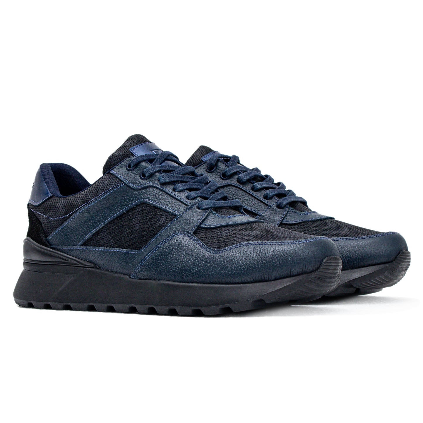 Últimas tallas - TENIS HOMBRE CUERO BOSTON AZUL
