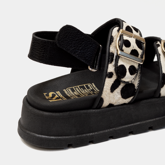 ULTIMAS TALLAS - ALESSIA ANIMAL PRINT 100% CUERO