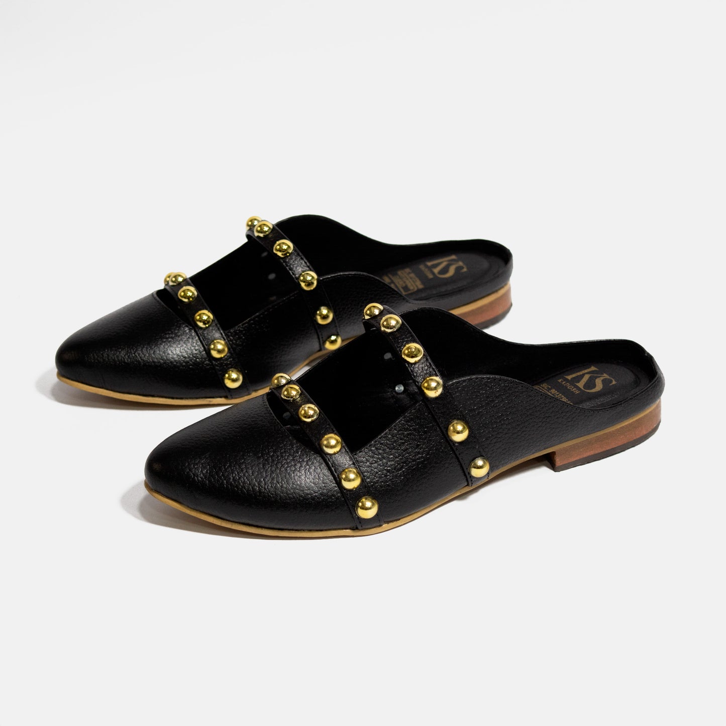 Últimas tallas - ZUECOS AURELIA NEGRA 100% CUERO