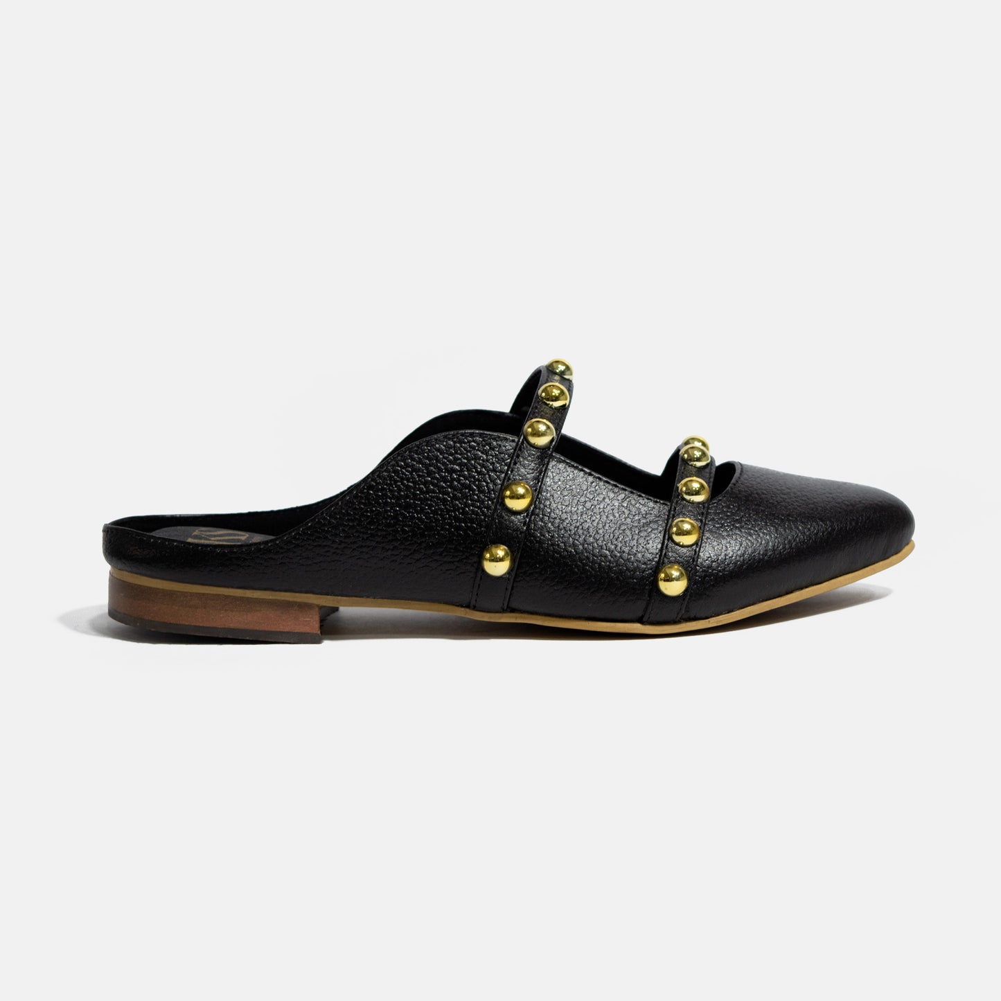 Últimas tallas - ZUECOS AURELIA NEGRA 100% CUERO