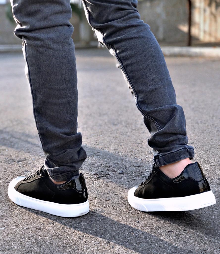 Últimas tallas - pares - TENIS HOMBRE CUERO BLACK