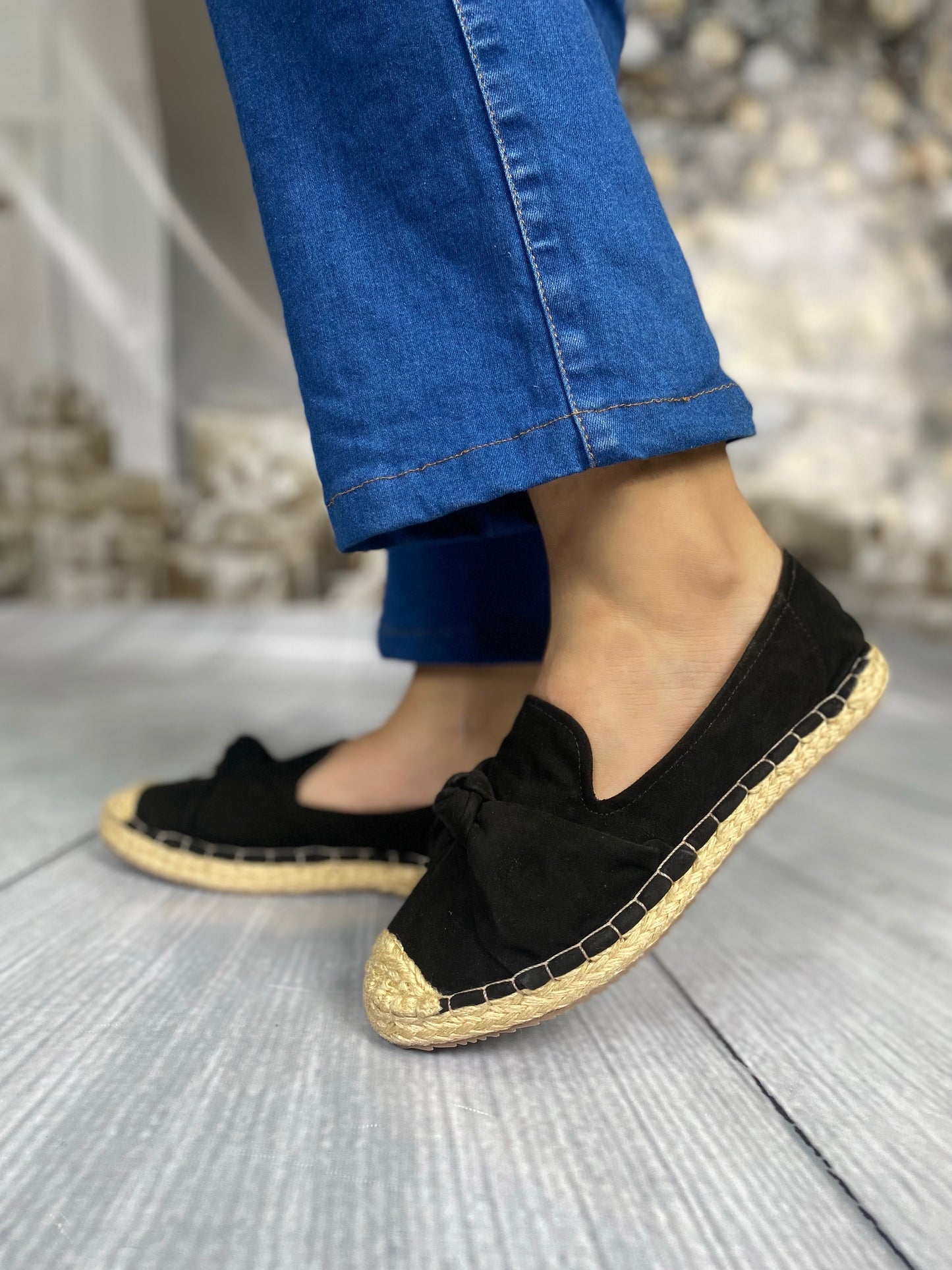 Últimas tallas - ESPADRILA MUJER NEGRA LINCE
