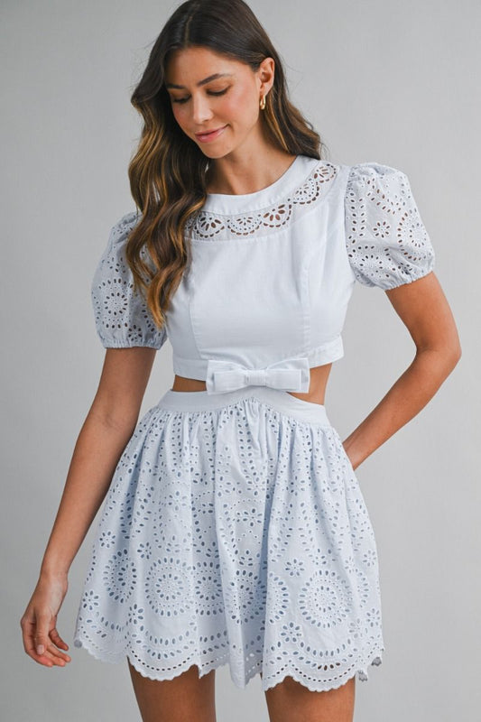 VESTIDO MIA BABY BLUE- ENVIO GRATIS