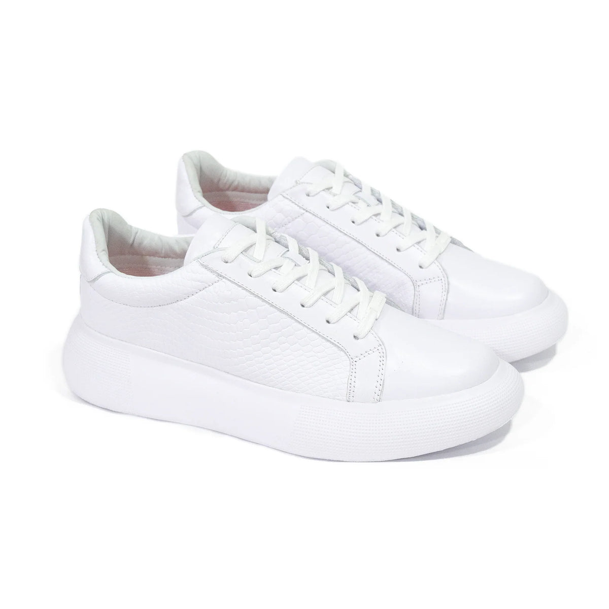 TENIS HOMBRE CUERO CABERNET BLANCO