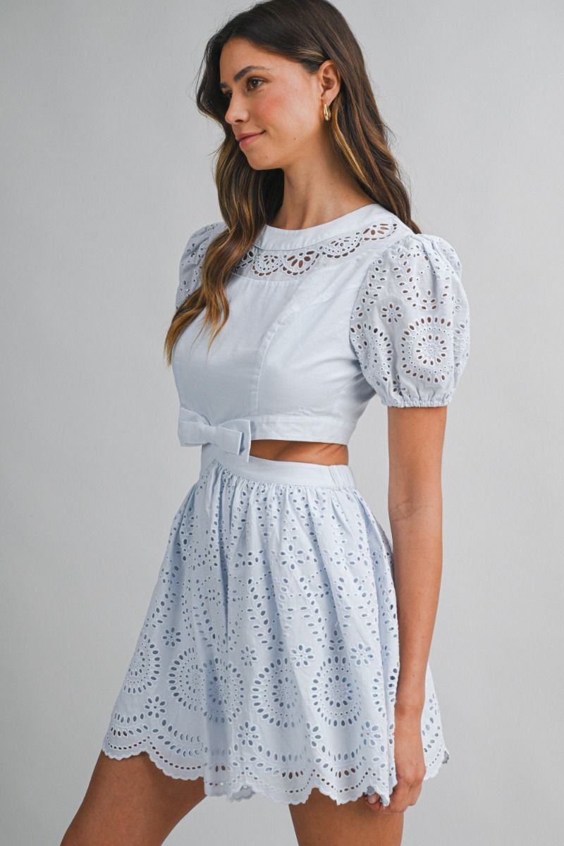 VESTIDO MIA BABY BLUE- ENVIO GRATIS