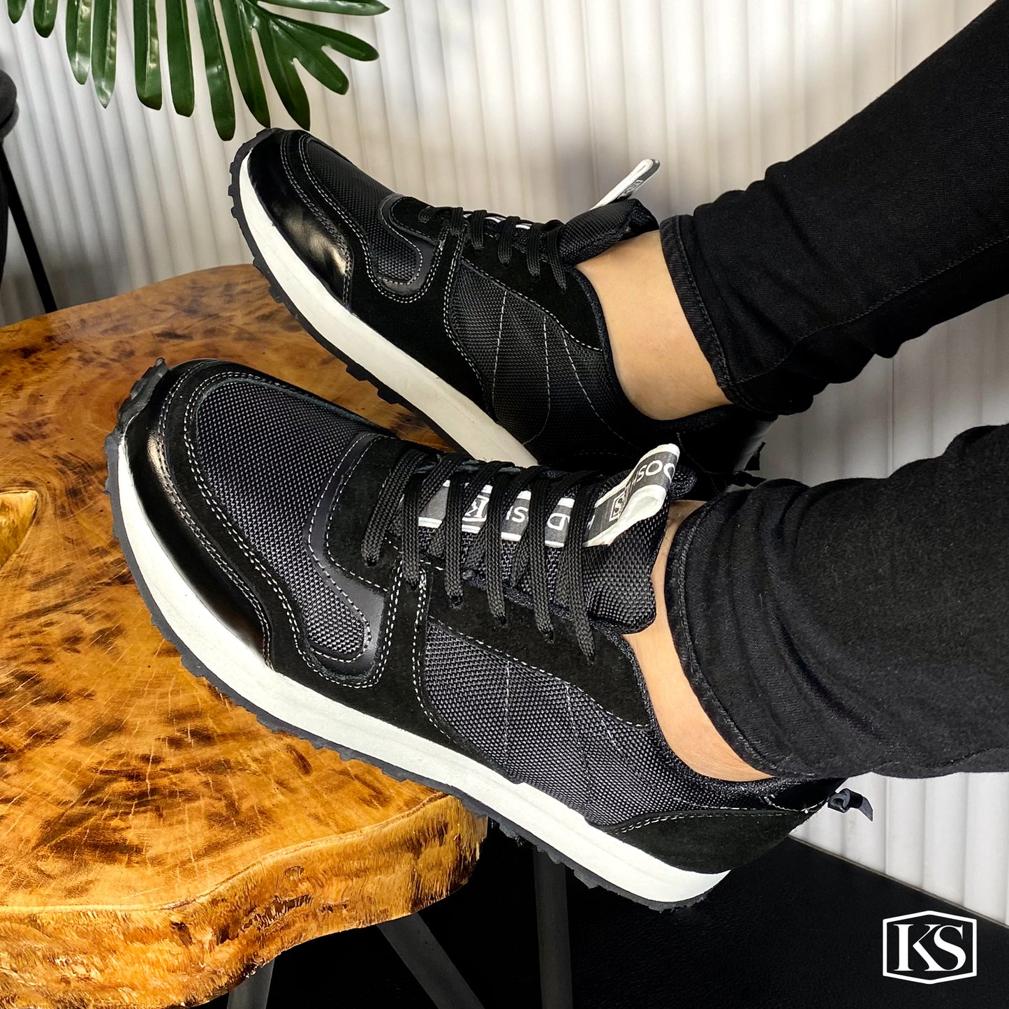 Últimas talla - TENIS HOMBRE MONTECARLO NEGRO