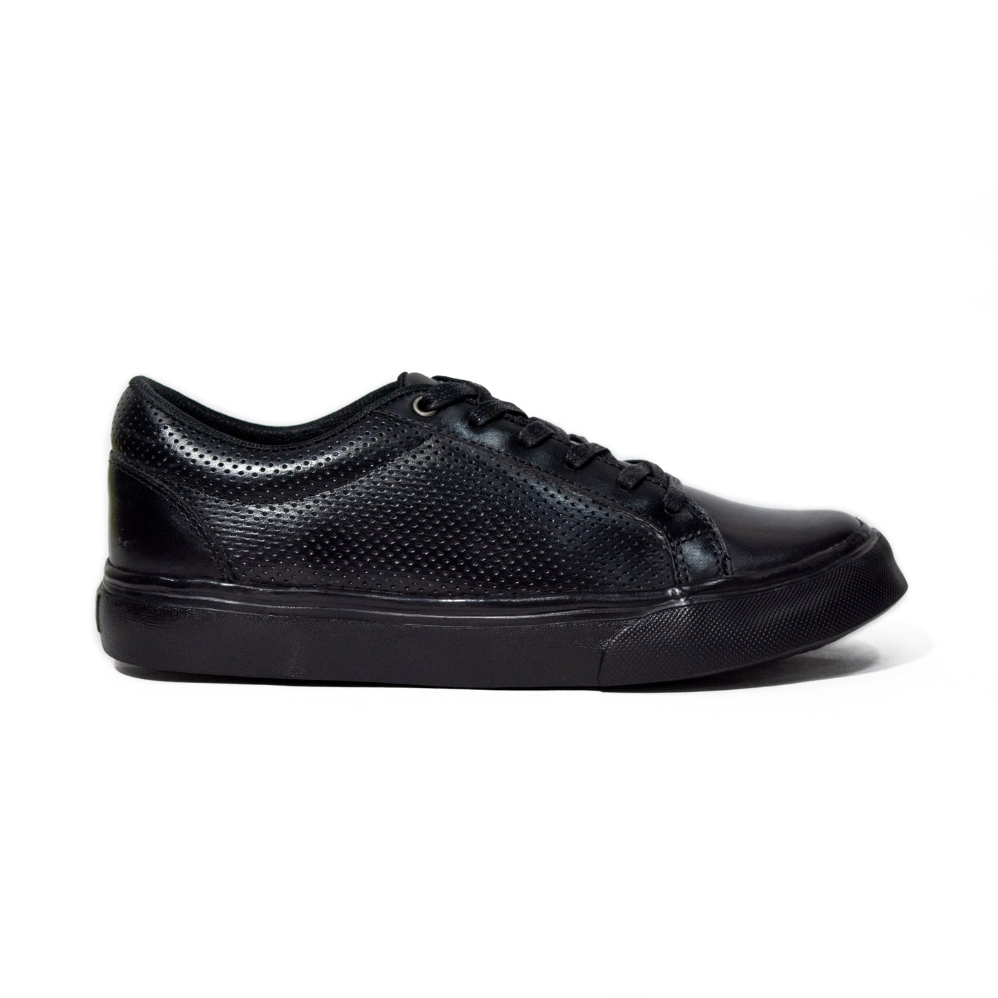 Últimas tallas - TENIS HOMBRE CUERO K80 NEGRO