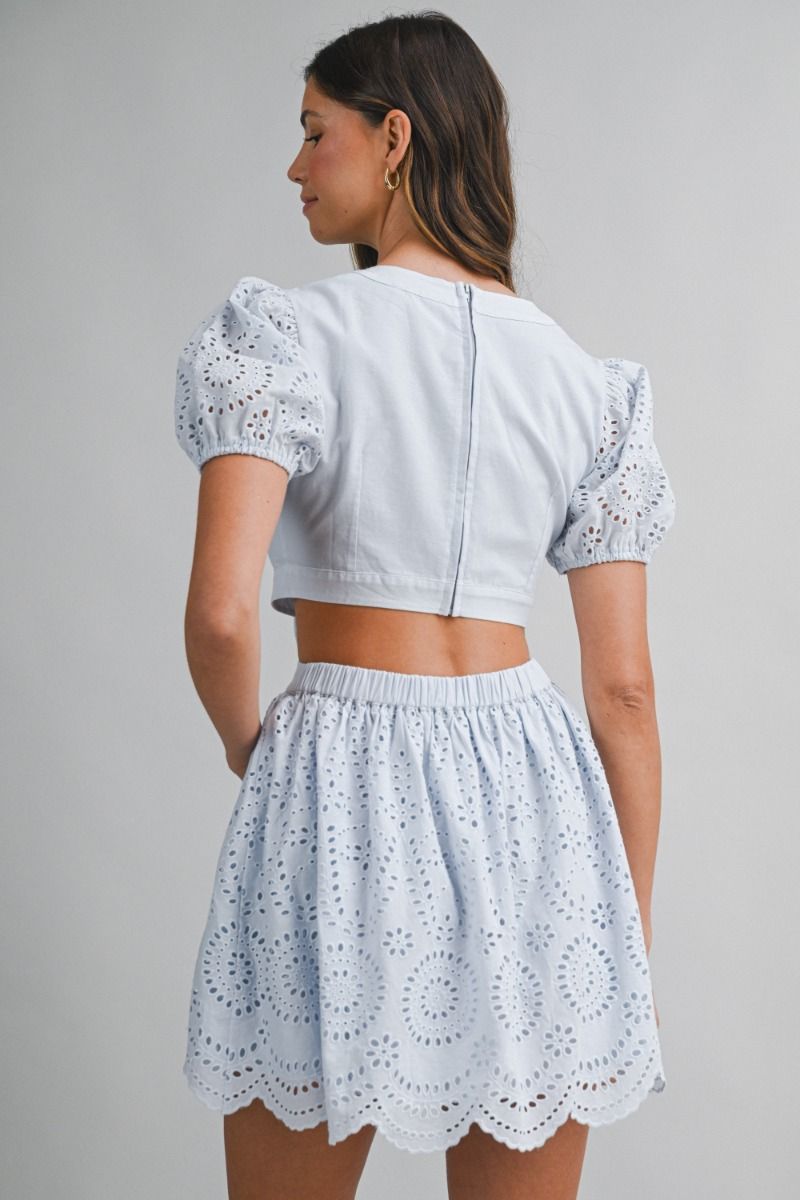 VESTIDO MIA BABY BLUE- ENVIO GRATIS