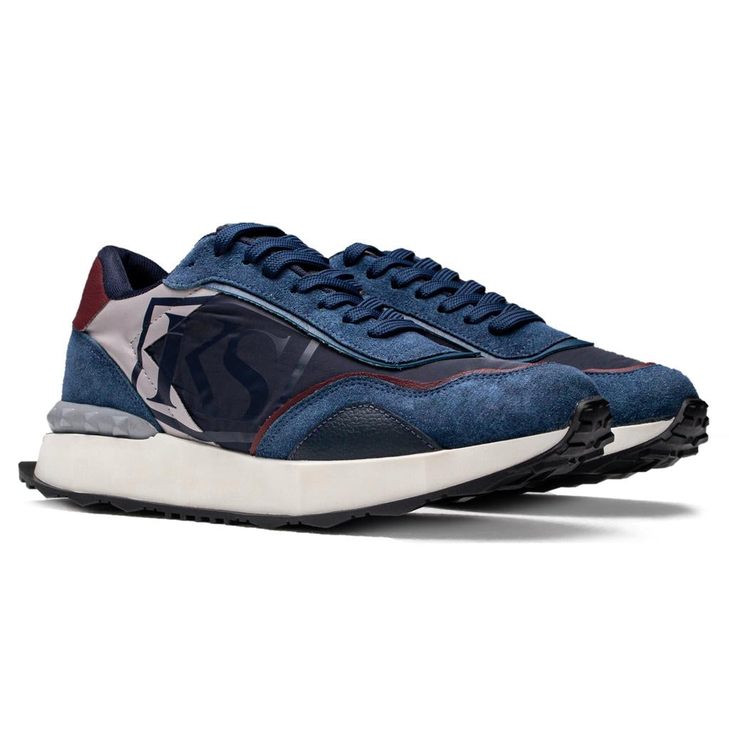 TENIS HOMBRE CALGARY CUERO AZUL