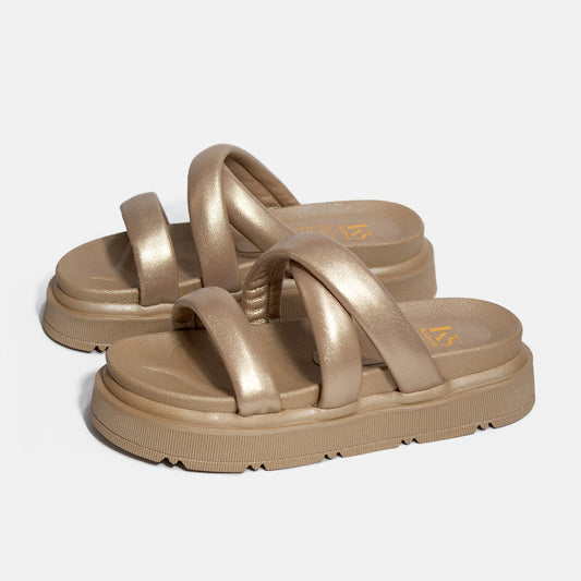 AITANA GOLD 100% CUERO