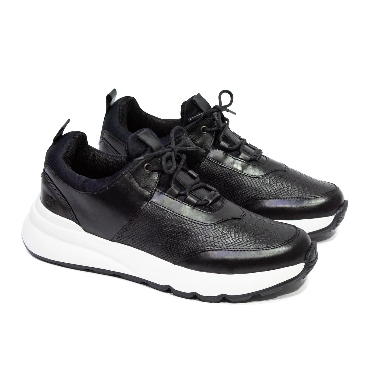 TENIS HOMBRE DAMASCO NEGRO