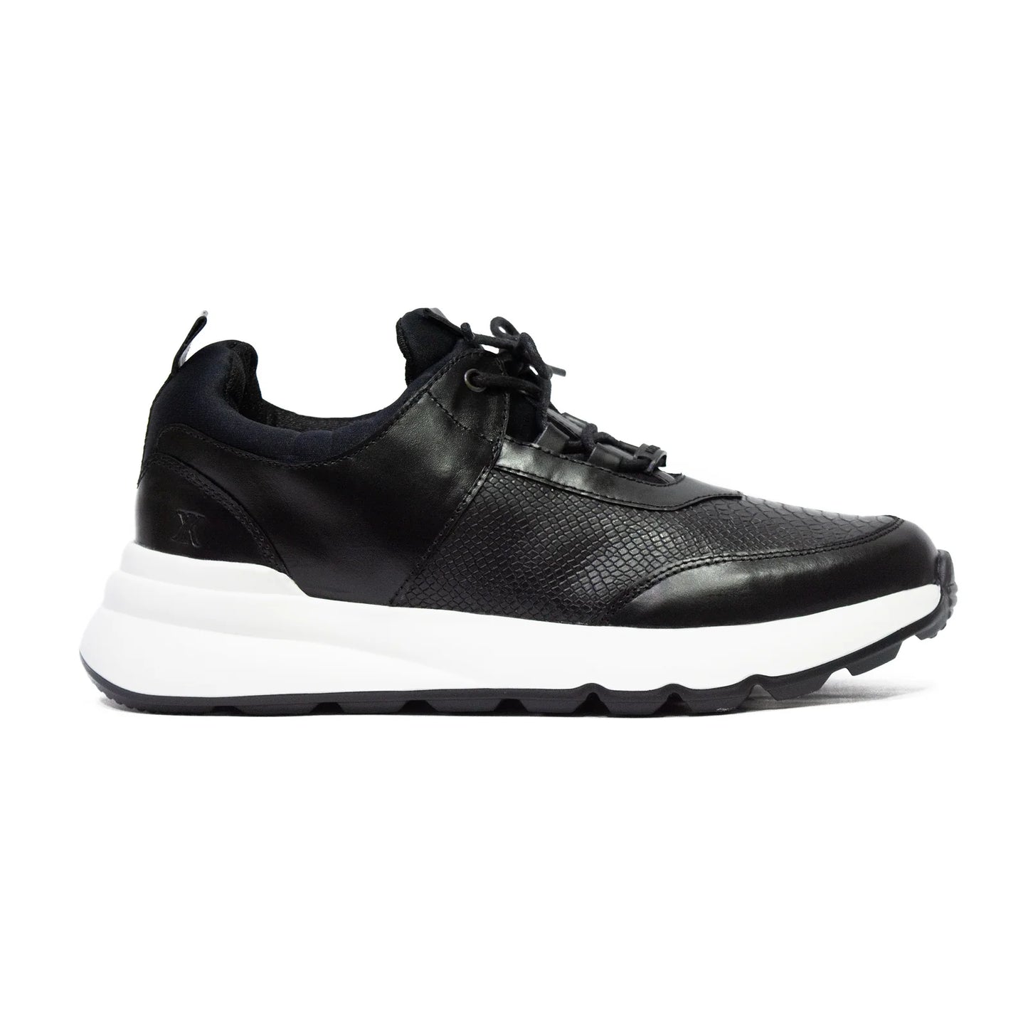 TENIS HOMBRE DAMASCO NEGRO