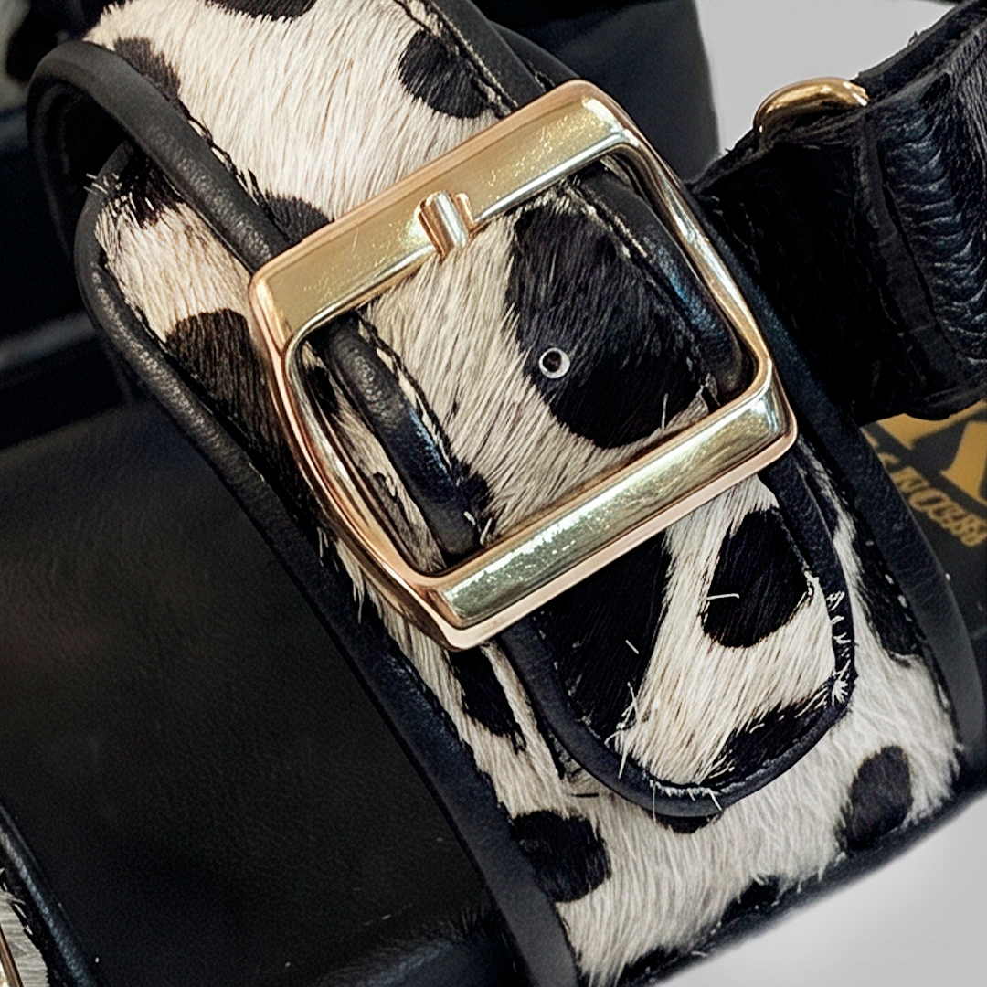 ULTIMAS TALLAS - ALESSIA ANIMAL PRINT 100% CUERO