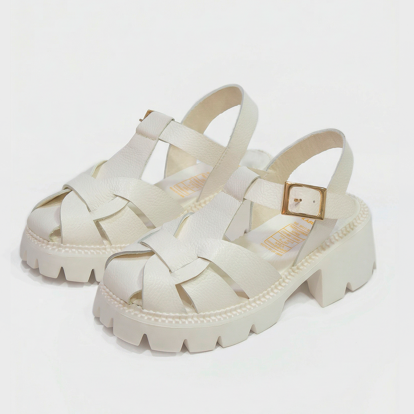 MALVA BLANCO HUESO 100% CUERO