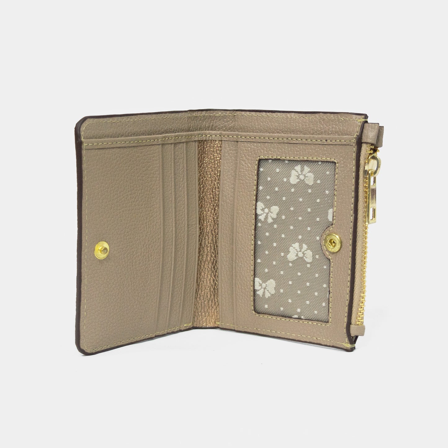 BILLETERA GIA CUERO TAUPE