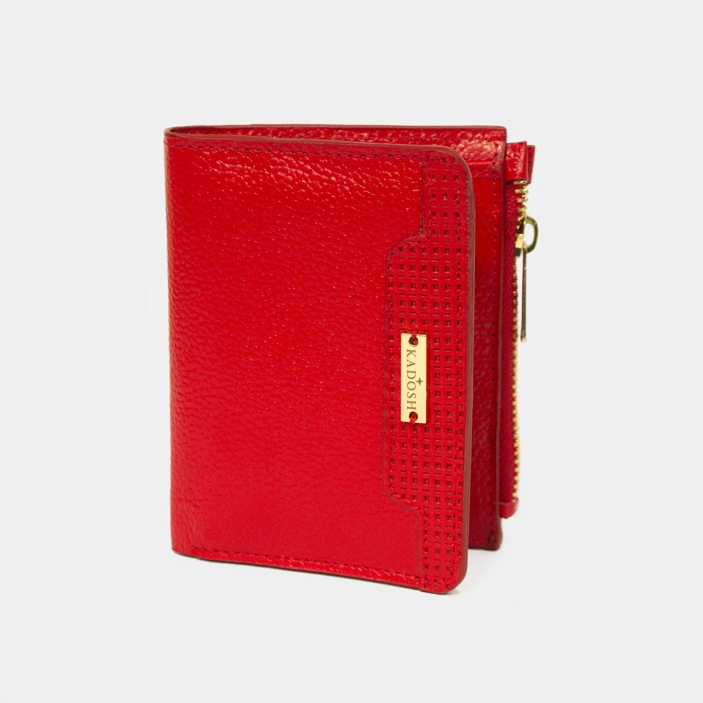 BILLETERA GIA CUERO ROJO
