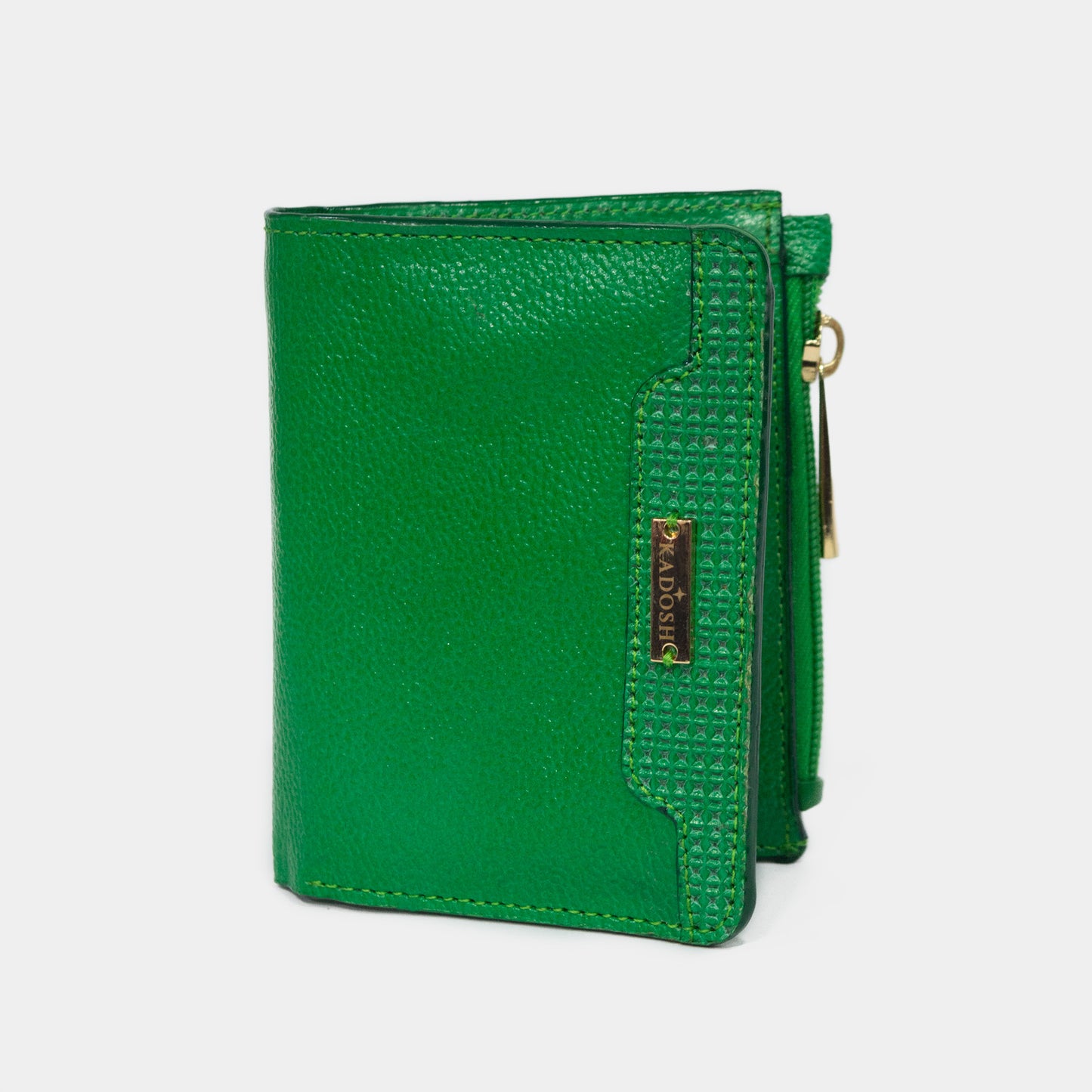 BILLETERA GIA CUERO VERDE