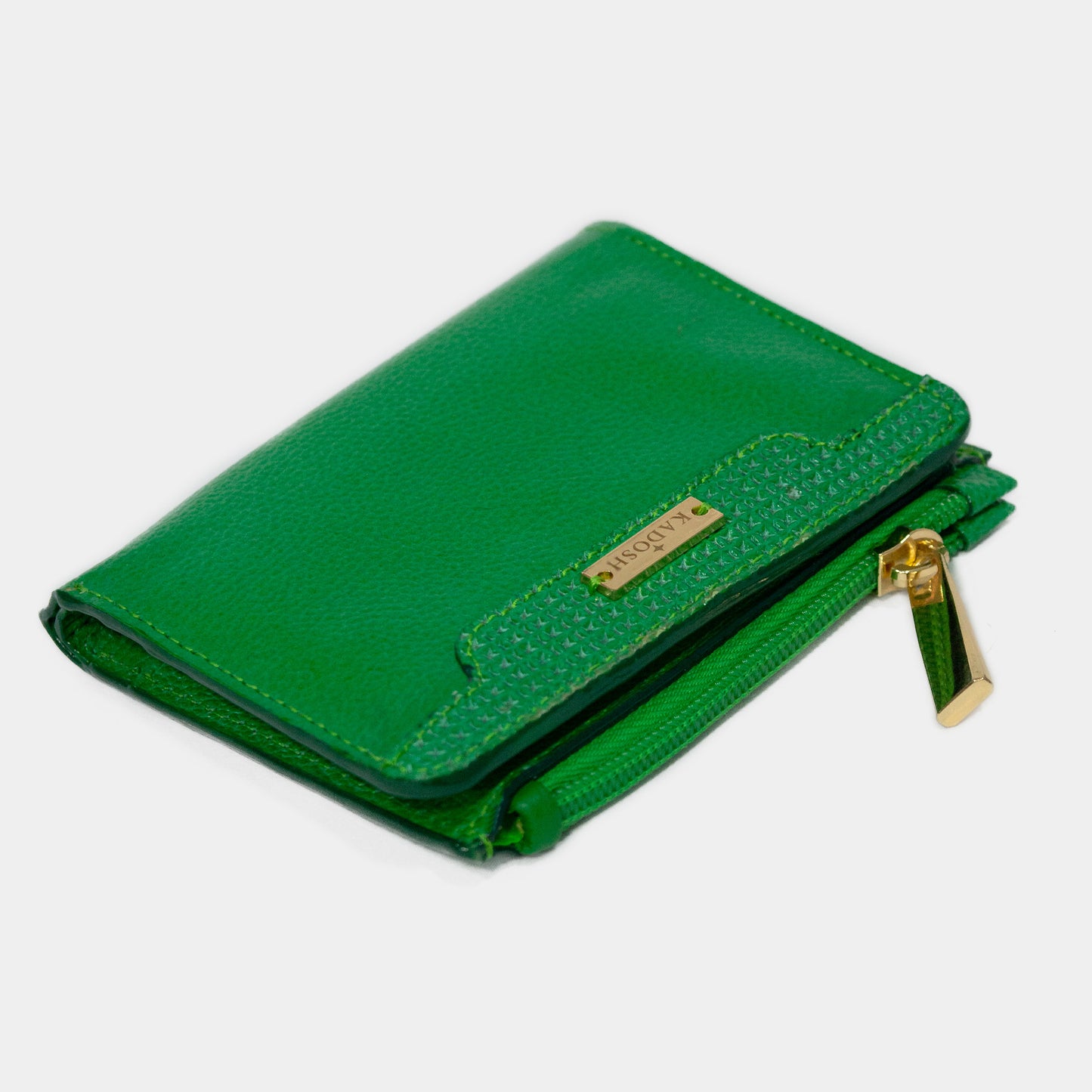 BILLETERA GIA CUERO VERDE