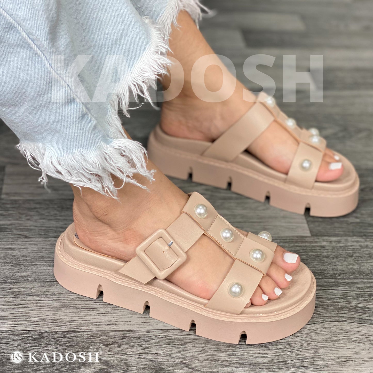Últimas tallas - PLATAFORMA MARIA BEIGE