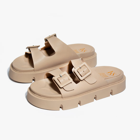 PLATAFORMA CONNIE BEIGE