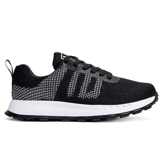 Últimas tallas - TENIS HOMBRE SUECIA NEGRO X BLANCO