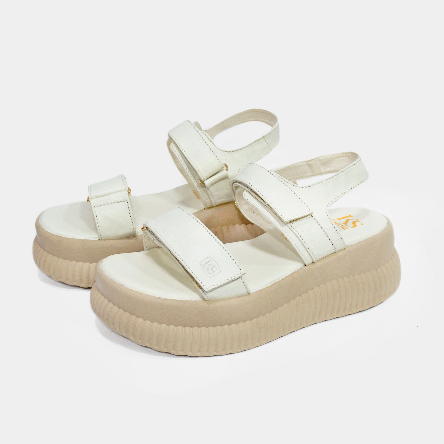 HANNA BEIGE 100% CUERO