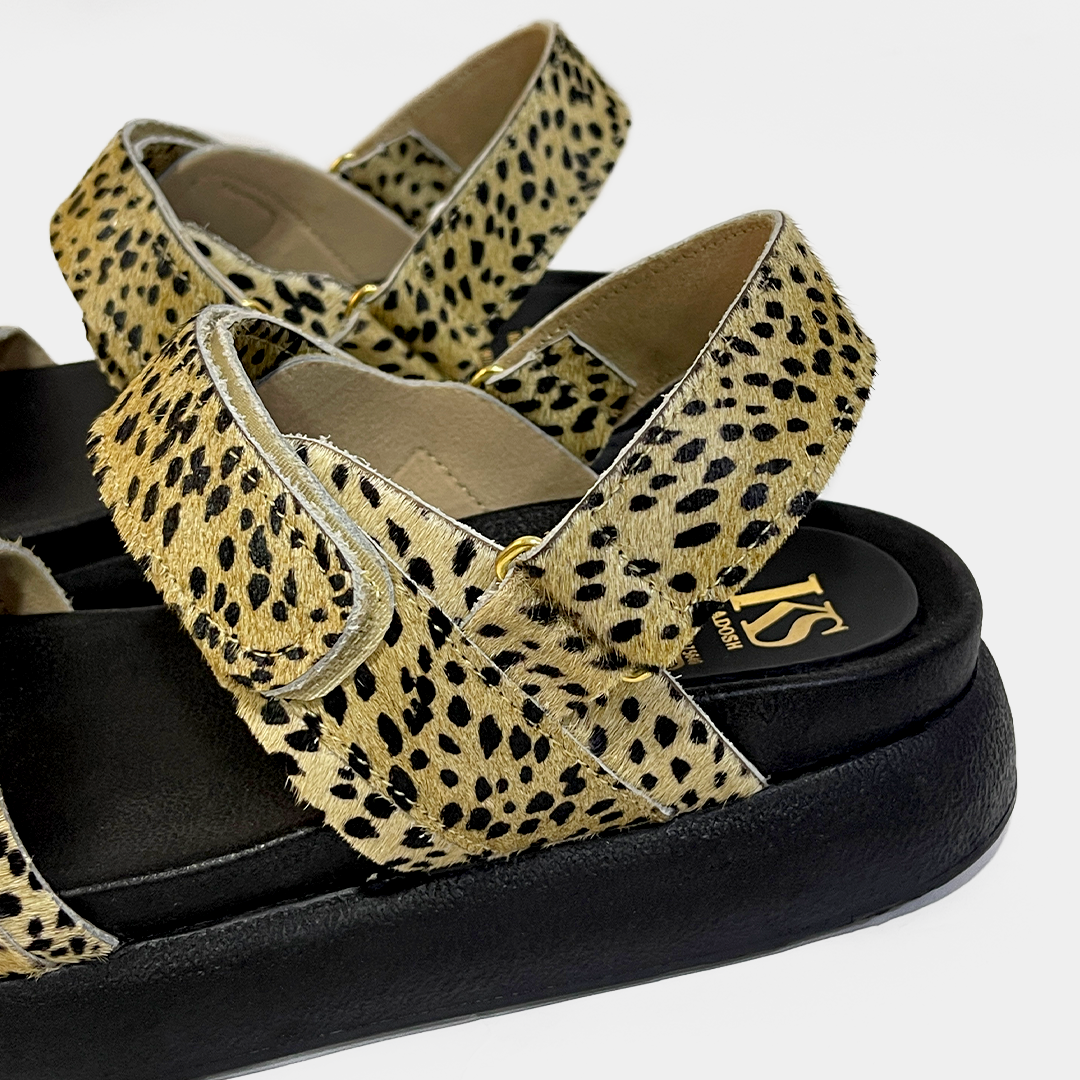 CAYETANA ANIMAL PRINT 100% CUERO