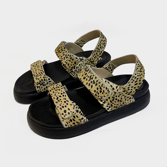 CAYETANA ANIMAL PRINT 100% CUERO