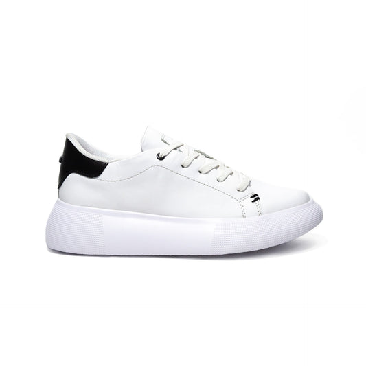 TENIS HOMBRE CUERO KONG BLANCO