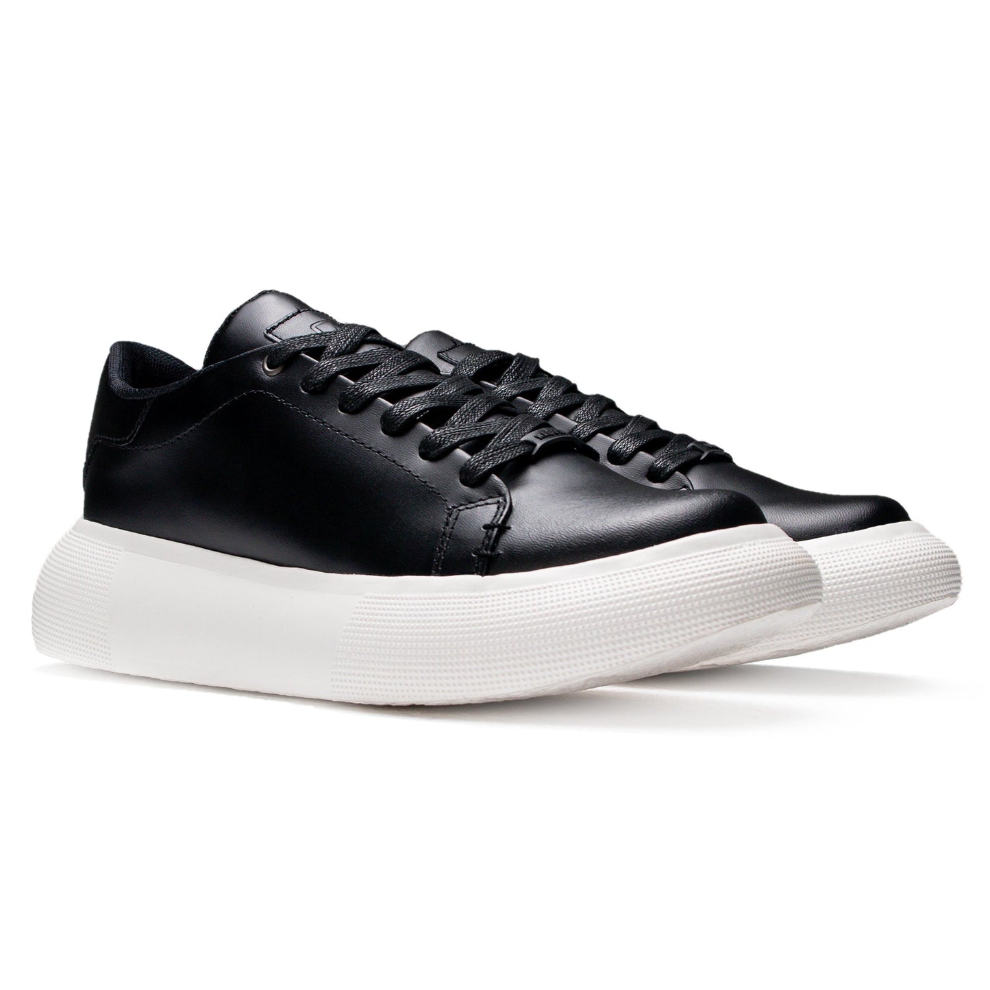 TENIS HOMBRE CUERO KONG NEGRO