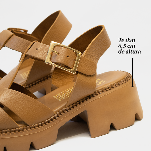 MALVA MIEL 100% CUERO - DESPACHOS APARTIR DEL 10 JUNIO