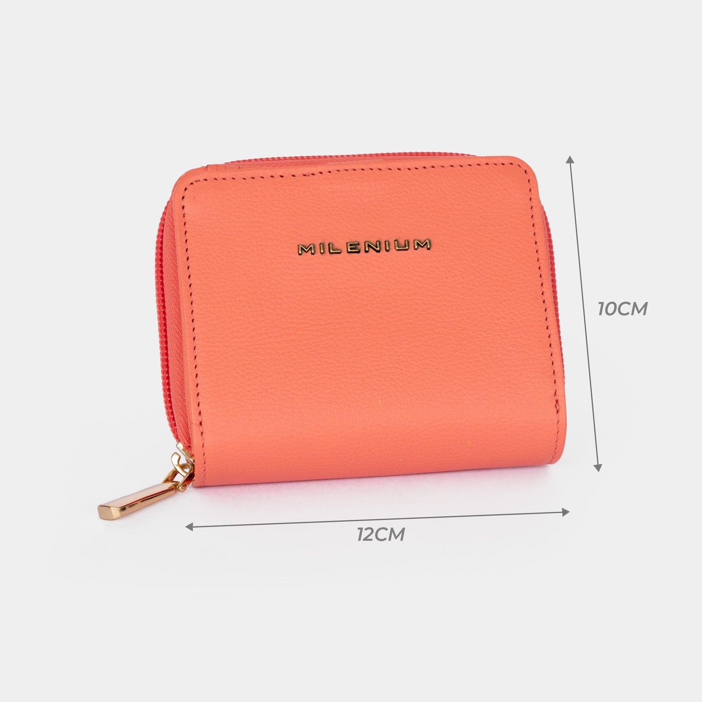 BILLETERA DAMA CUERO CORAL 216