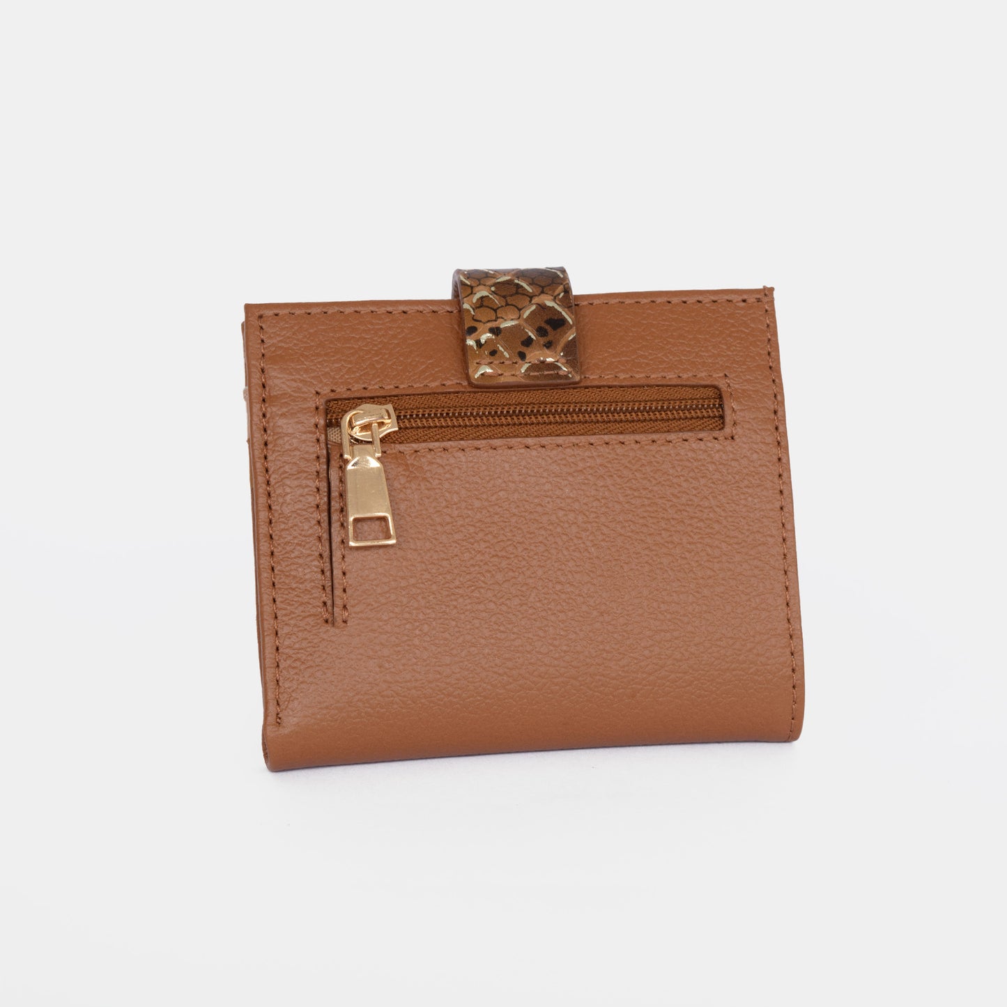 BILLETERA DAMA CUERO MIEL 220