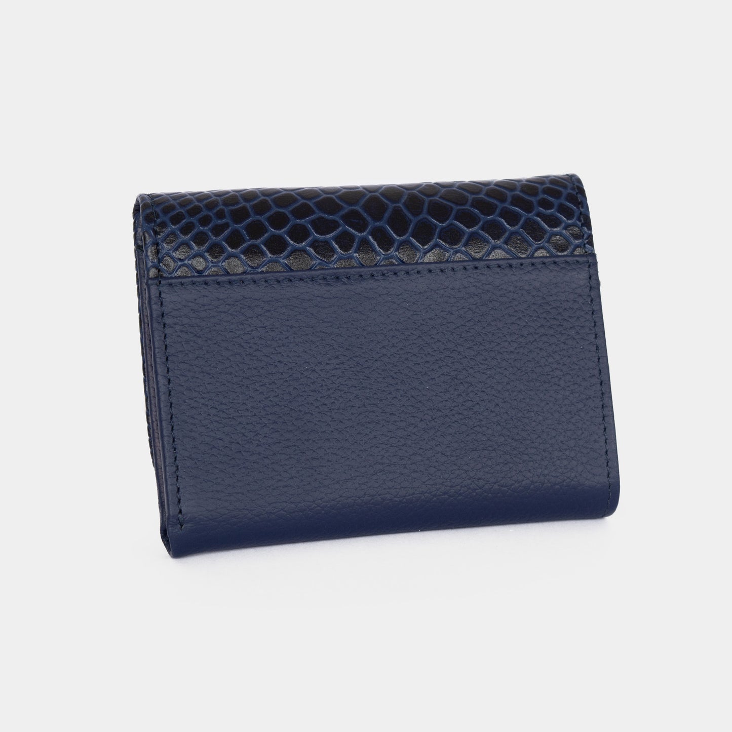 BILLETERA DAMA CUERO AZUL OSCURO