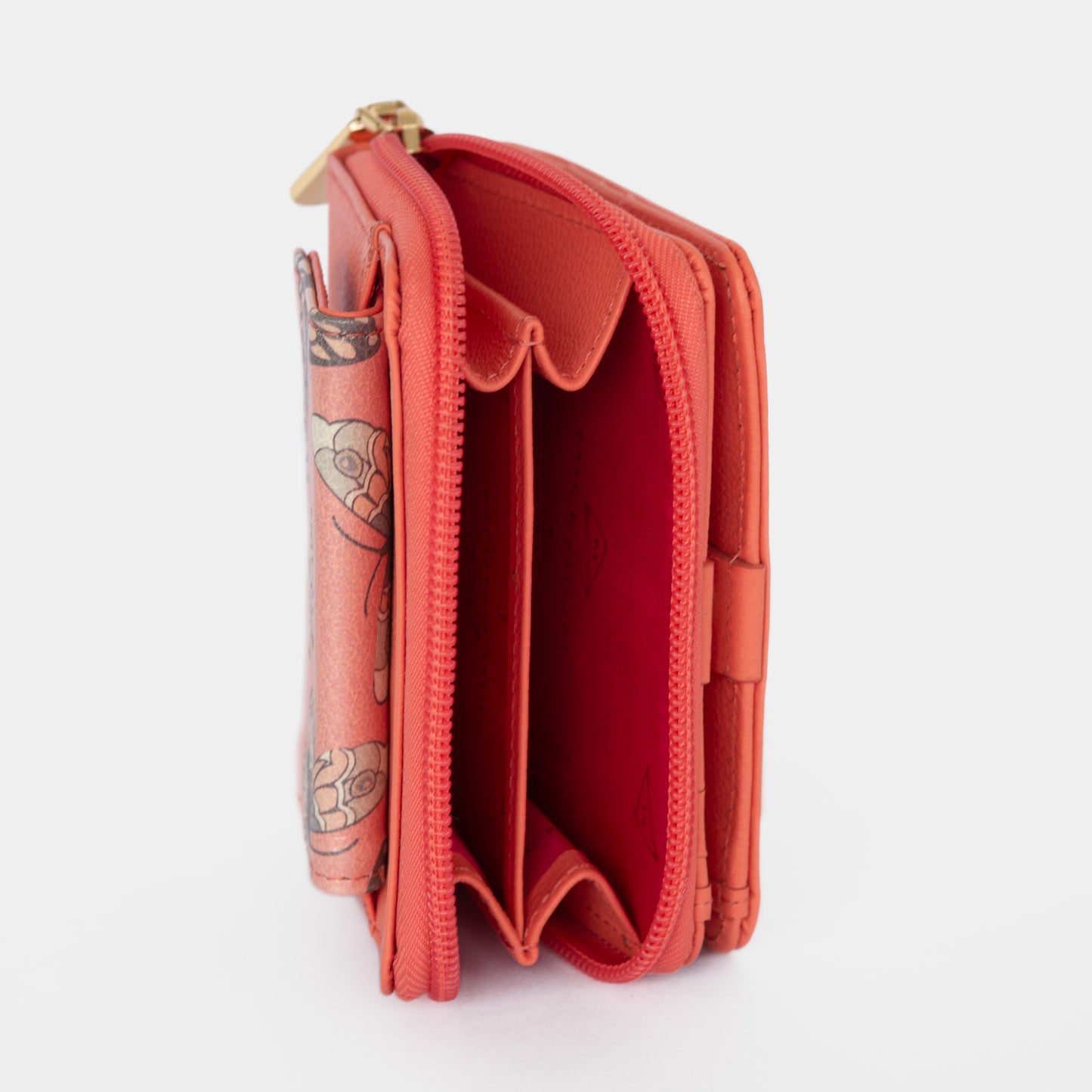 BILLETERA DAMA CUERO CORAL 216