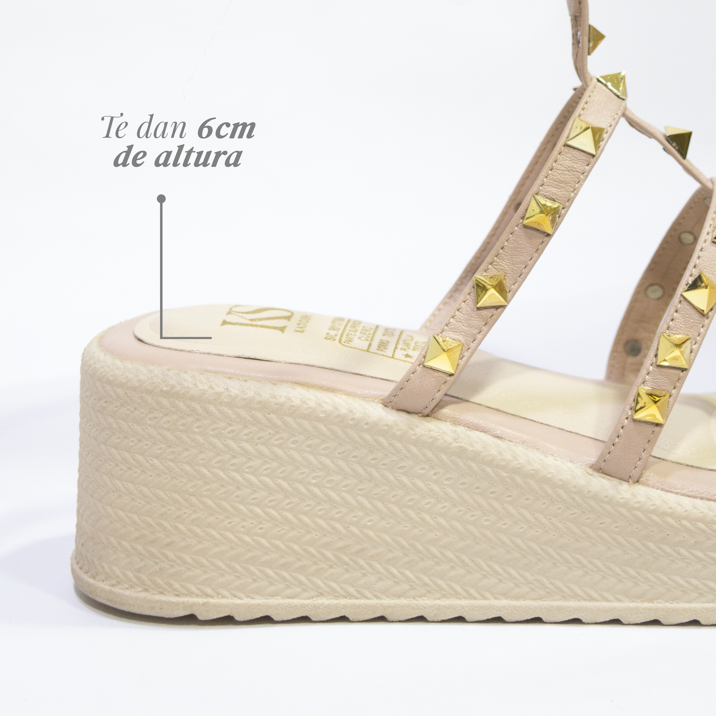 CANDELARIA NUDE  100% CUERO