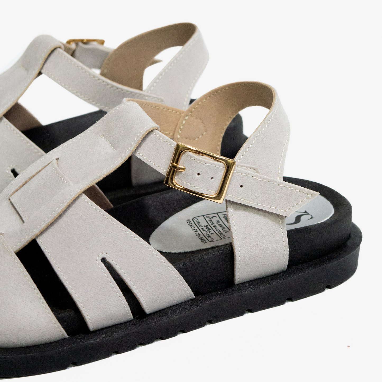 ZUECO DALIA GRIS PERLA - ENVIO GRATIS